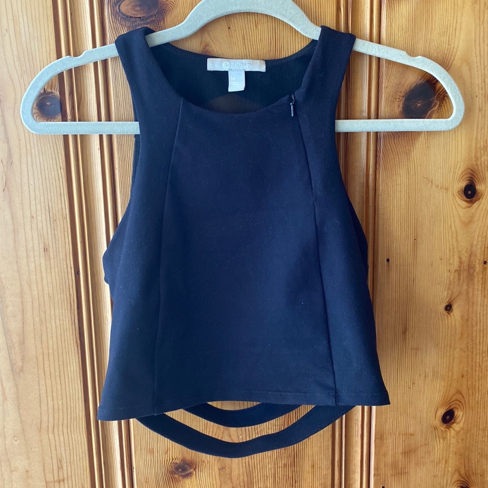 Zella high neck sports bra sz M